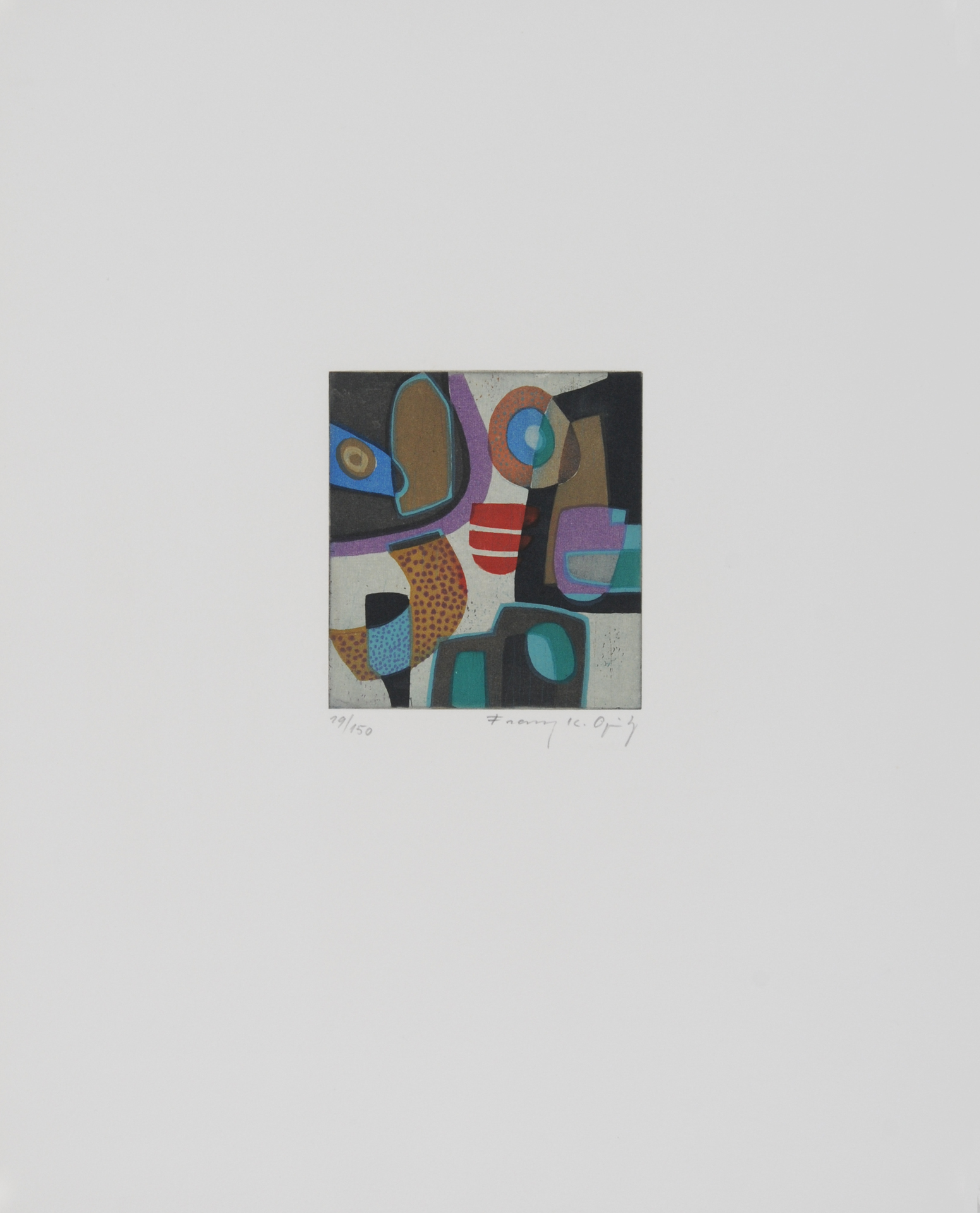 Franz Karl Opitz, 4 sheets: Untitled