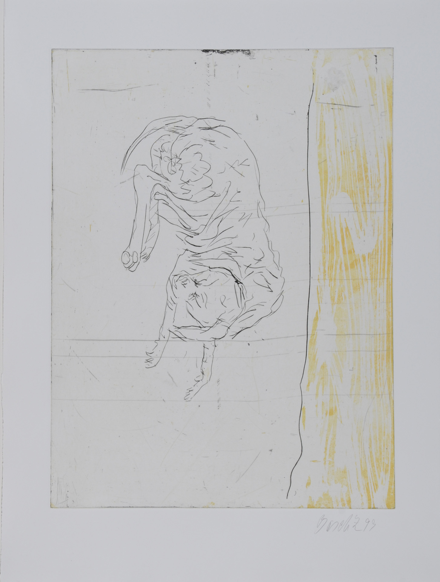 Georg Baselitz, Ohne Titel, aus "Schlafende Hunde"