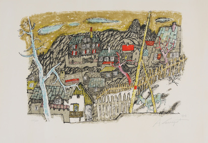 Dorf in den Felsen
