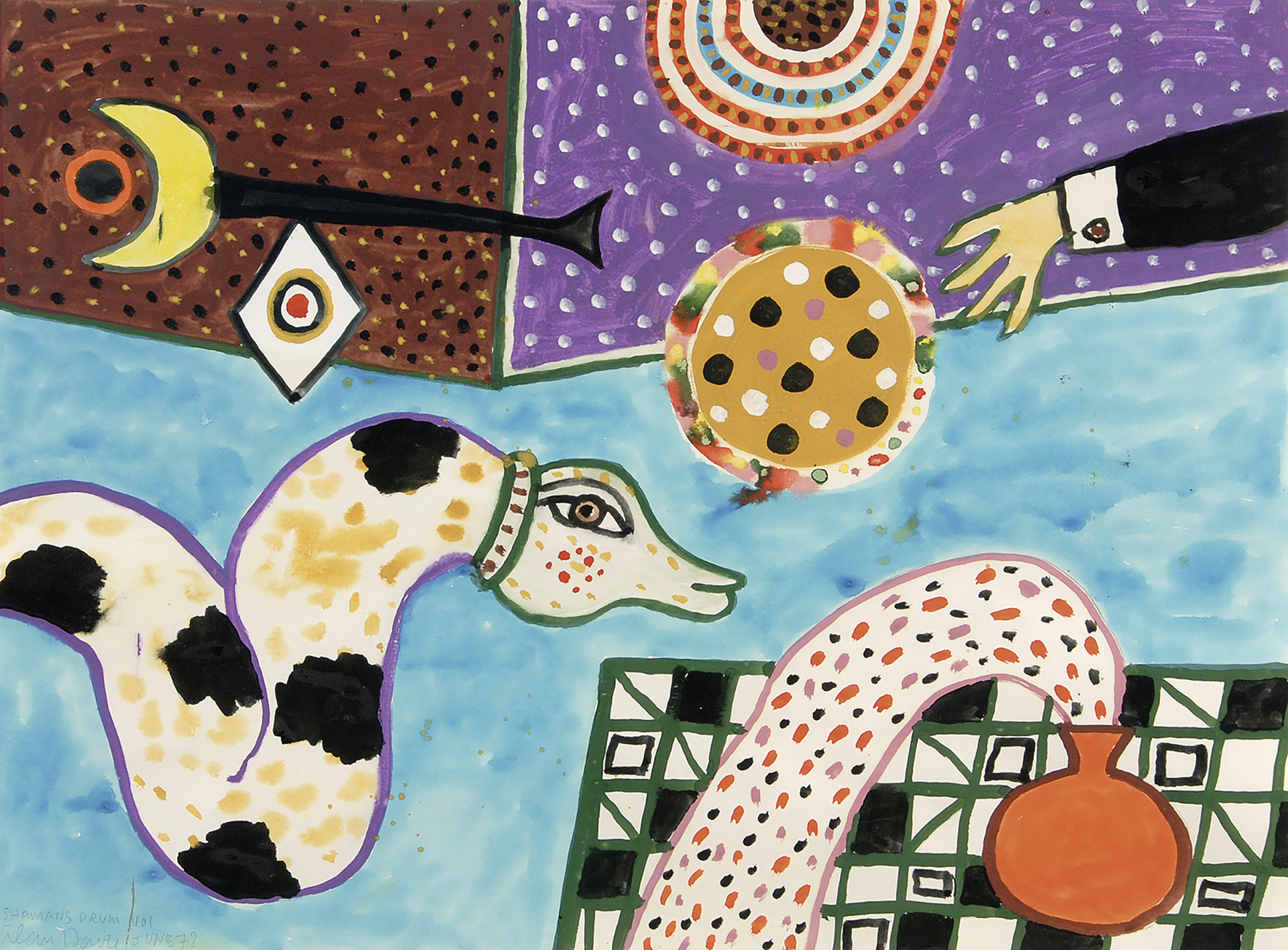 Alan Davie, Shamans Drum No. 1