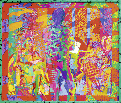 Les demoiselles de Montreux et leur peintre, gemustert