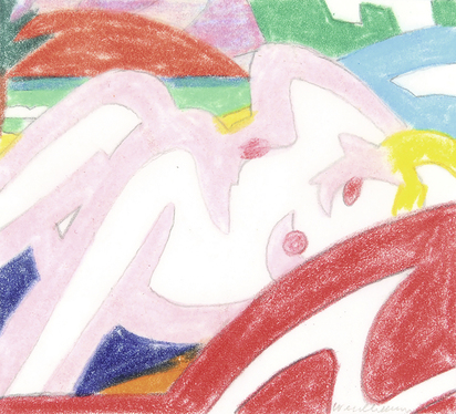Study for Sunset Nude (1960 Judy)