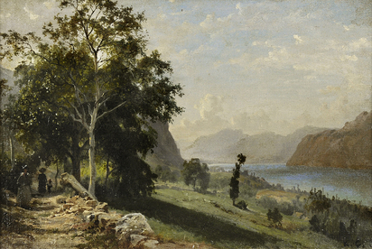 Landschaft mit See
