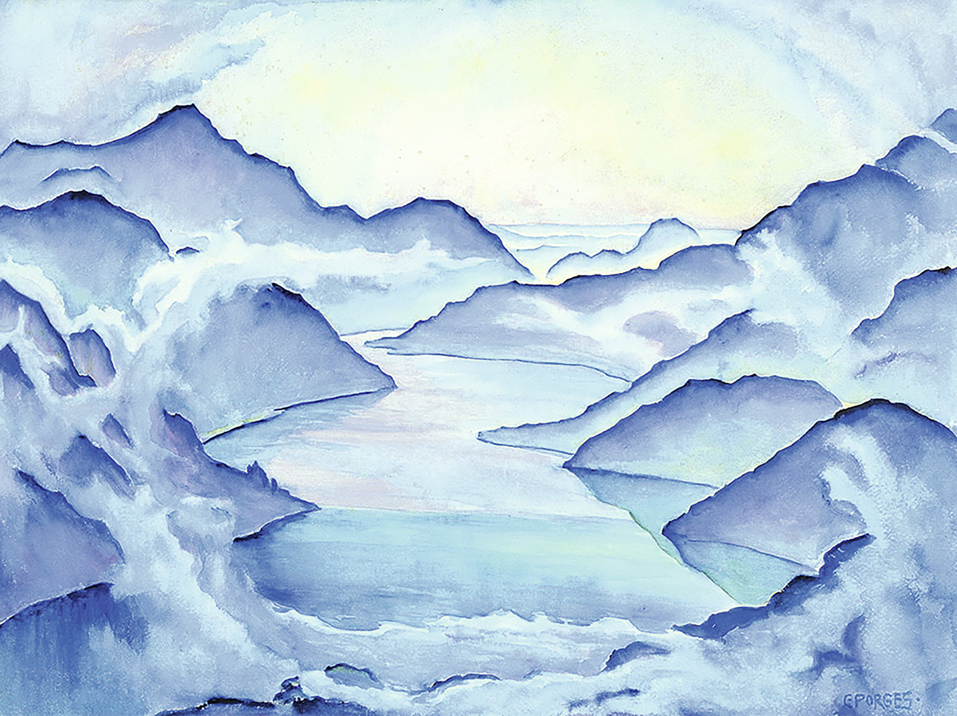 Clara Porges, Blick von Cademario