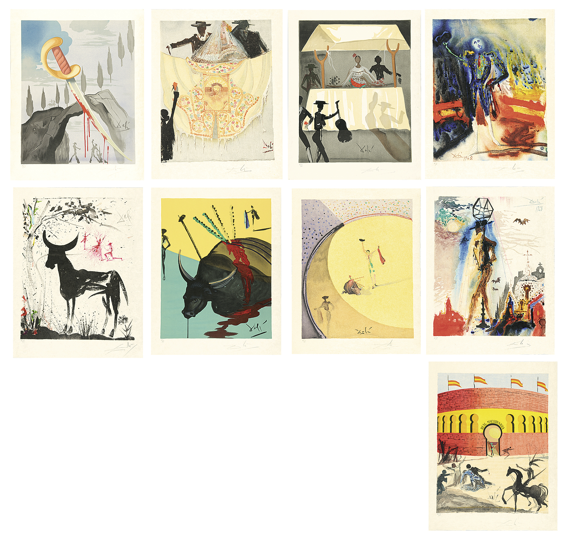 Salvador Dalí, Portfolio. The Opera Carmen