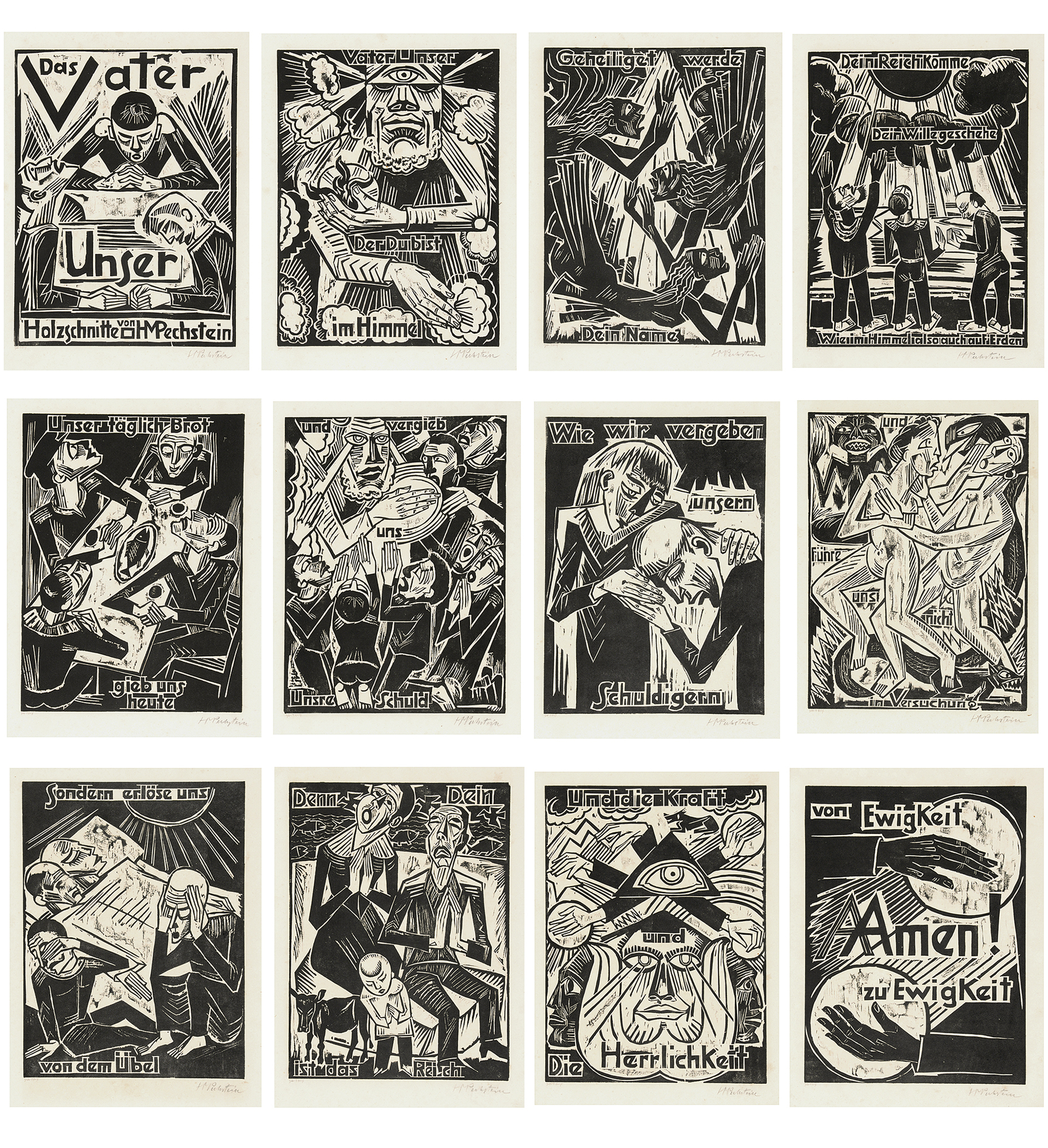 Max Pechstein, Portfolio. Das Vater Unser