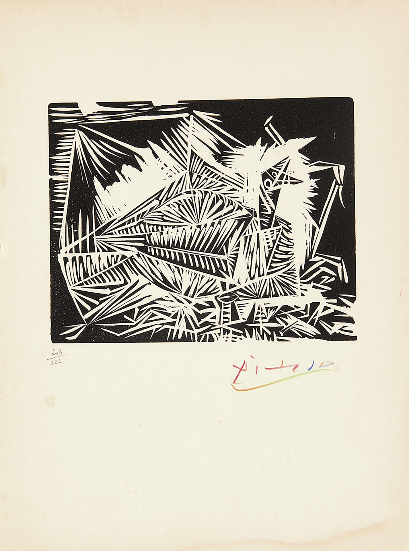 Pablo Picasso, Portfolio. 40 dessins de Picasso en marge du Buffon