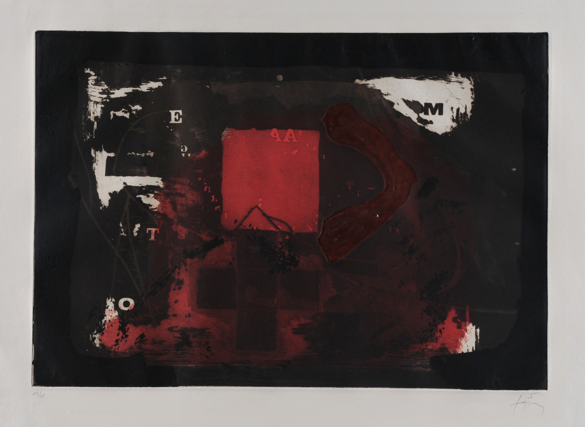 Antoni Tàpies, Marró i roig