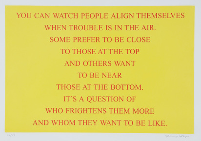 You Can Watch People Align Themselves When Trouble is in the Air....