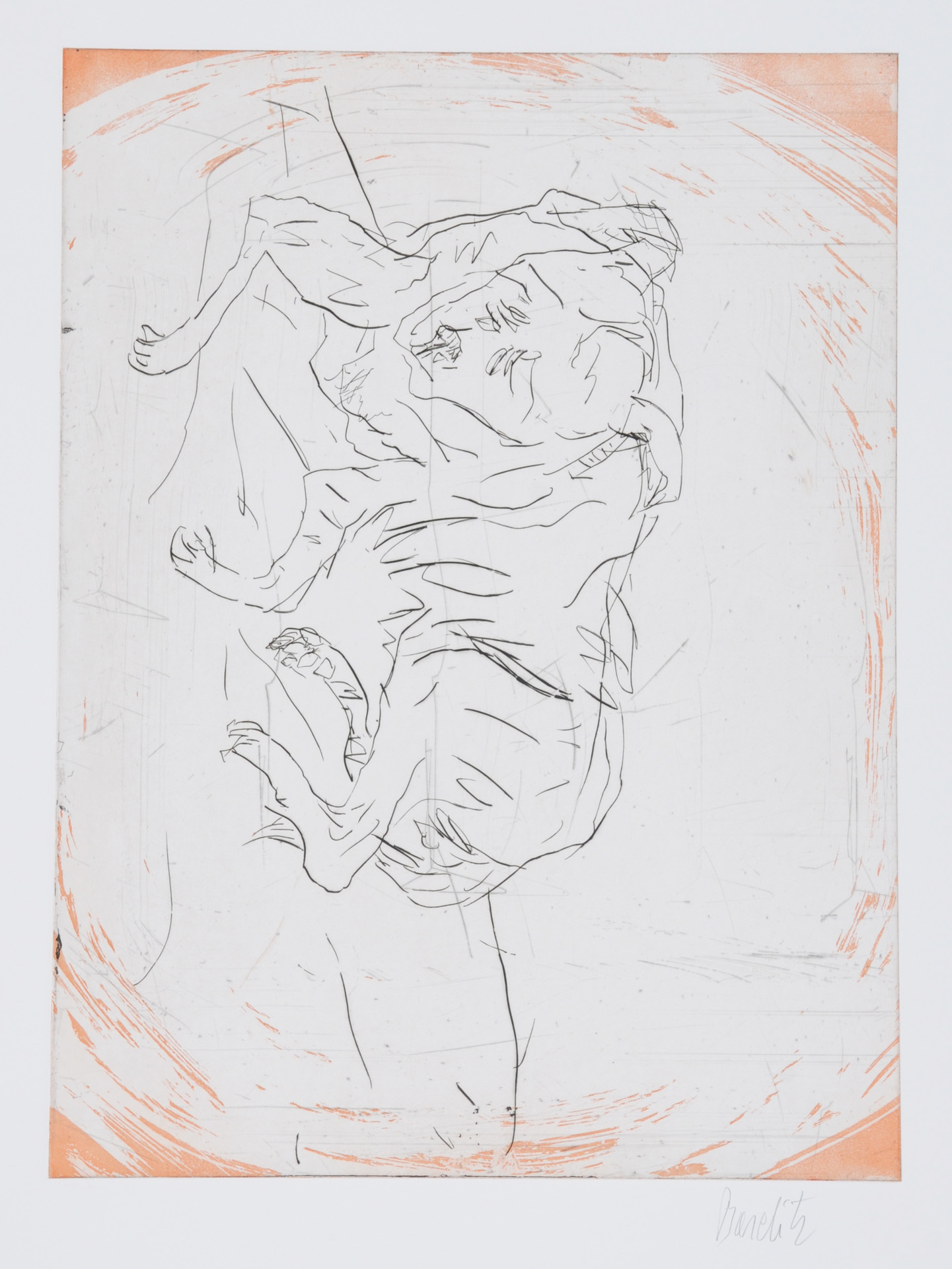 Georg Baselitz, Goliath, from "Schlafende Hunde"
