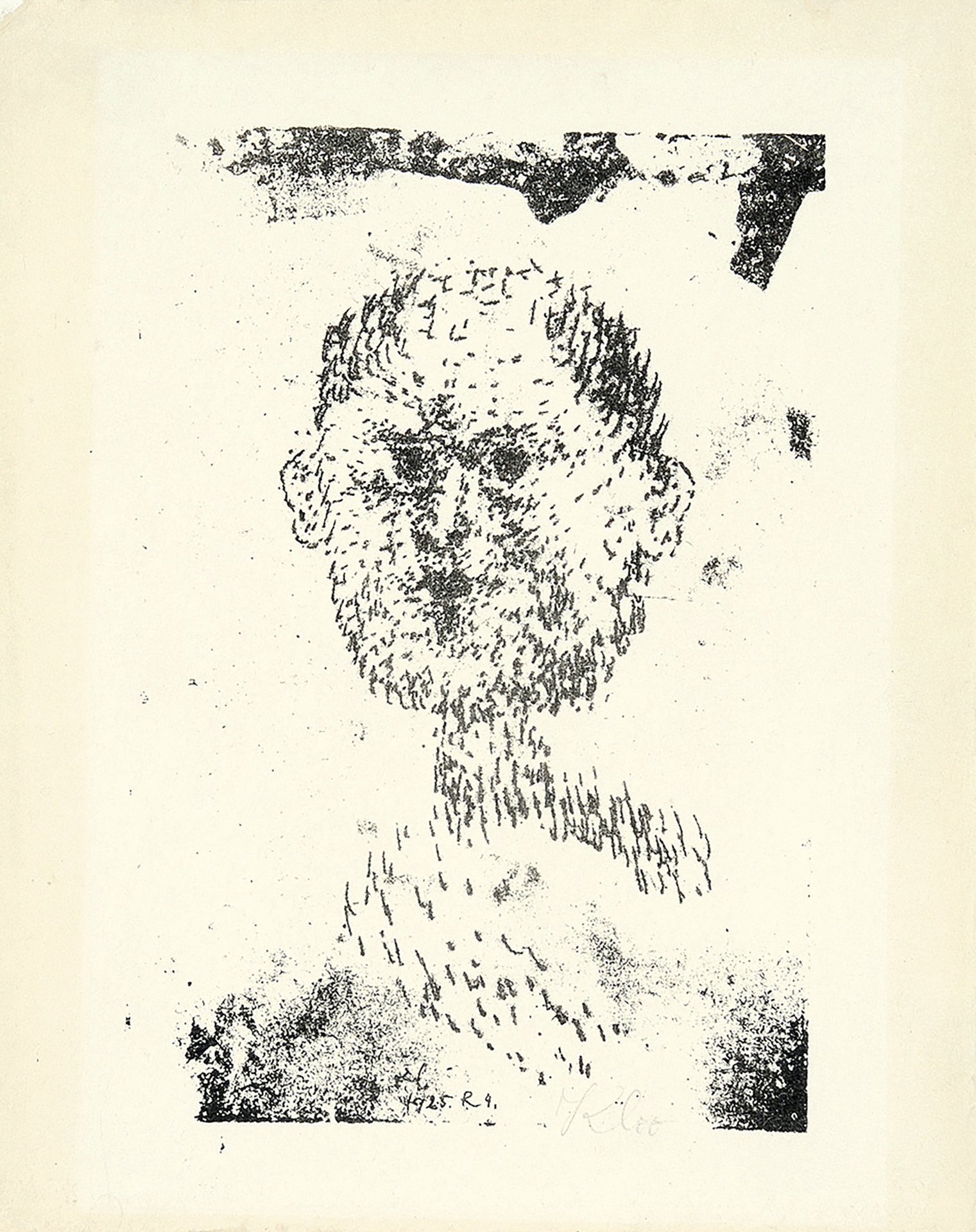 Paul Klee, Kopf (Bärtiger Mann)