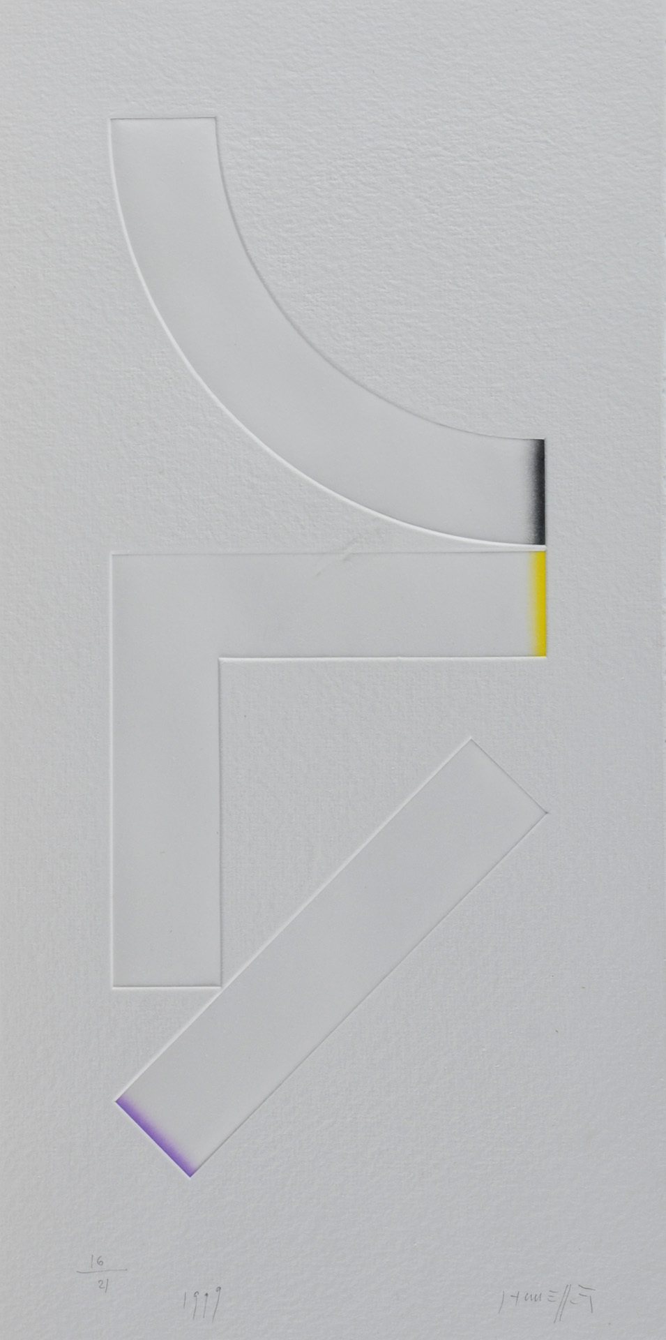 Gottfried Honegger, 2 Blätter: Ohne Titel