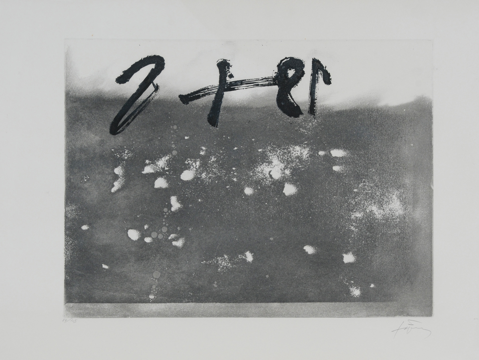 Antoni Tàpies, 3 Blätter aus "Llull-Tàpies"