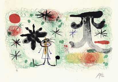 Personnage dans un jardin IV
