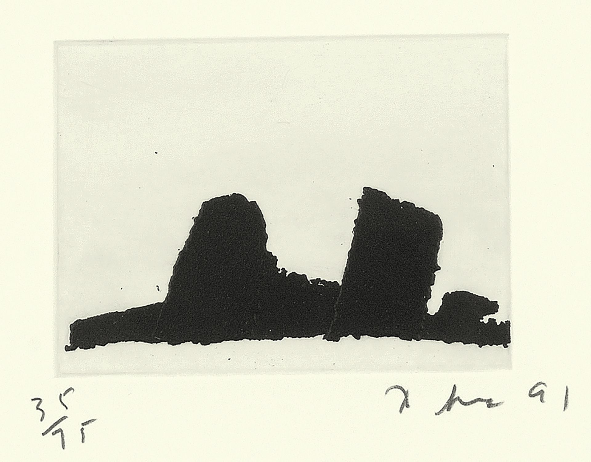 Richard Serra, 2,  from "Videy Afangar Series"