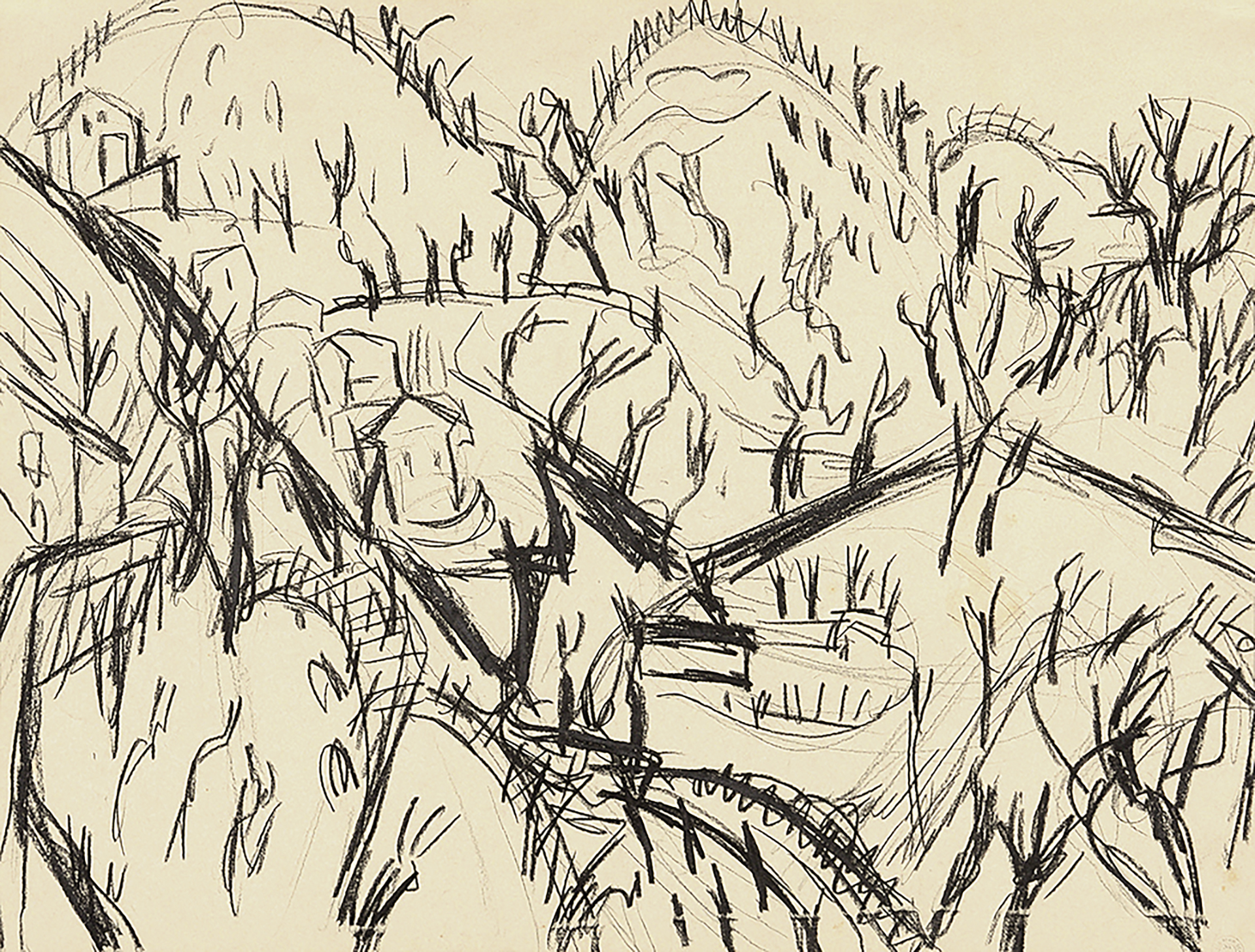 Hermann Scherer, Berglandschaft