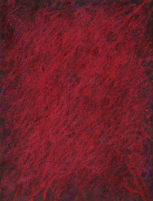 2 sheets: Flächenraum, blue, 1964; Flächenraum, red