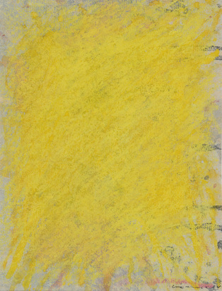 2 sheets: Flächenraum, grey, 1964; Flächenraum, yellow