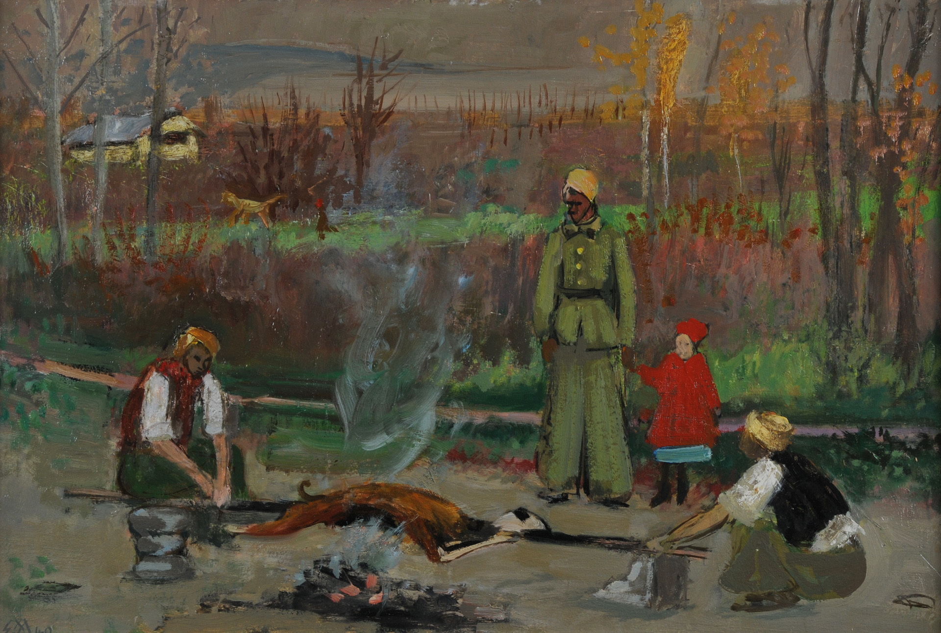 Ernst Morgenthaler, Spahi in Estavayer