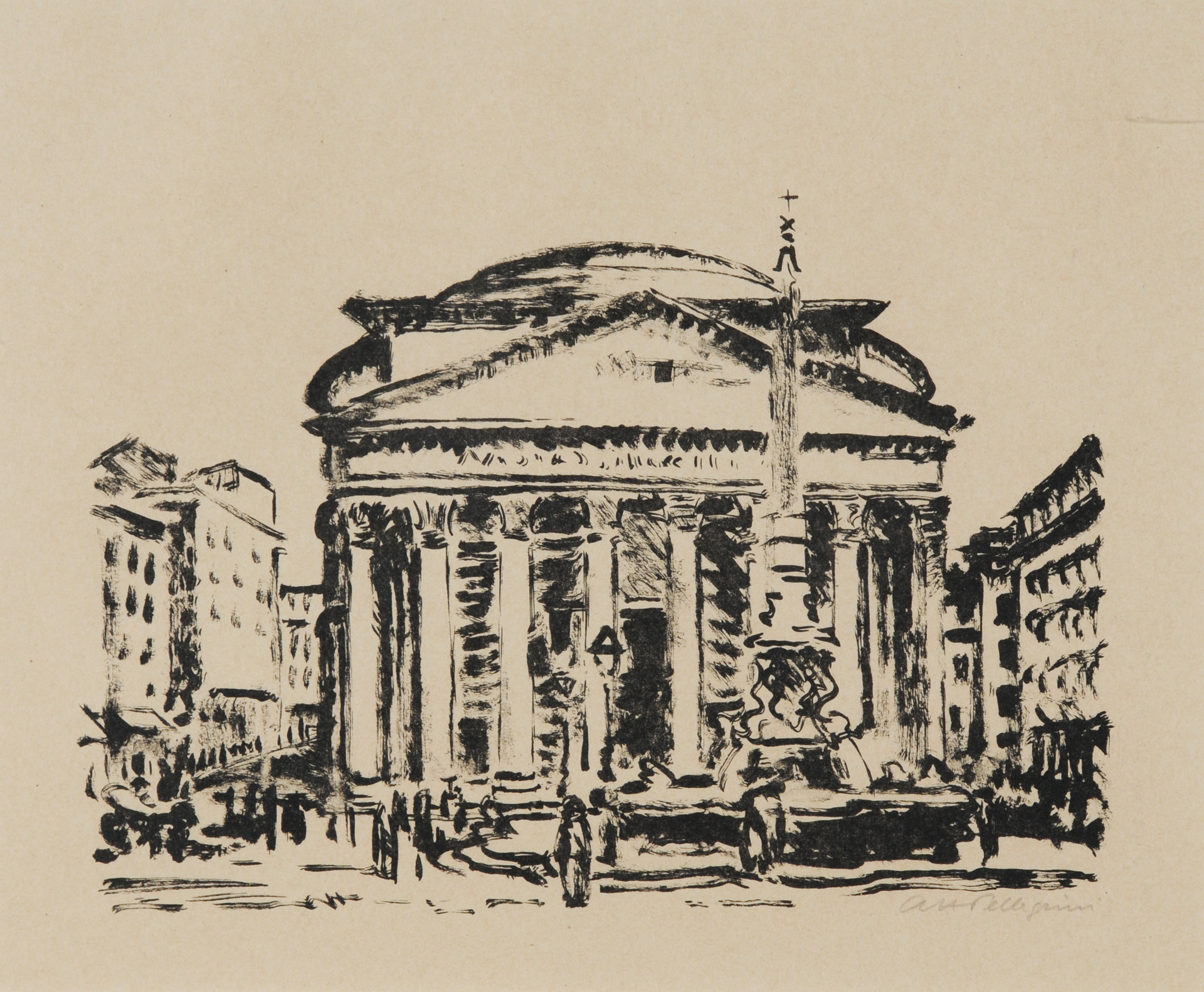 Alfred Heinrich Pellegrini, Ansicht von Paris