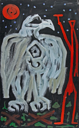 Adler und roter Mann