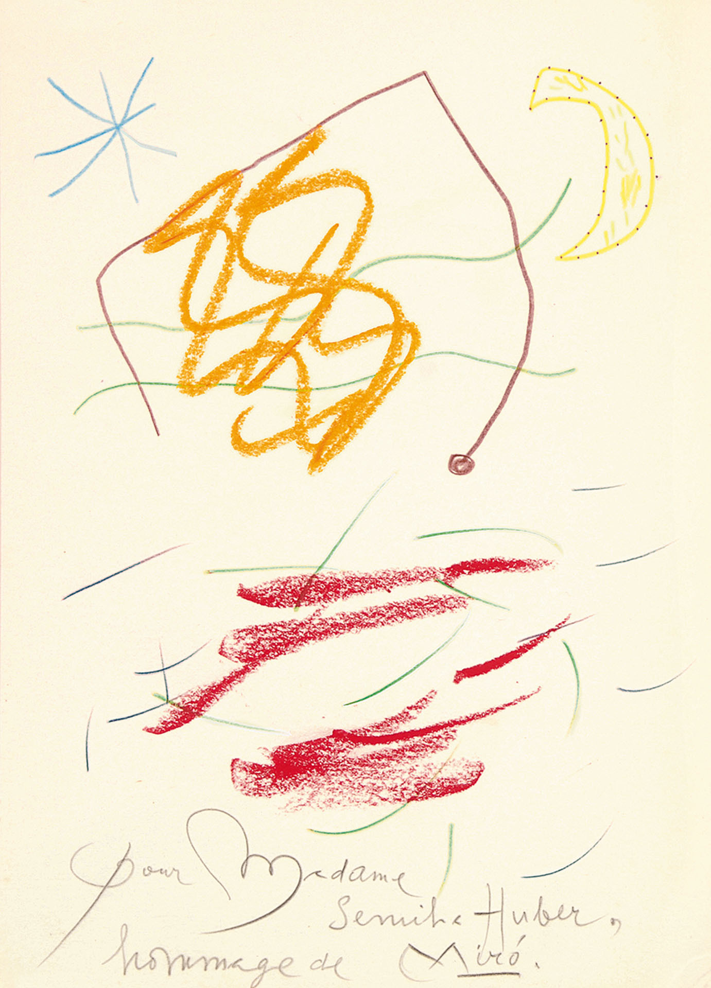 Joan Miró, Pour Madame Semiha Huber