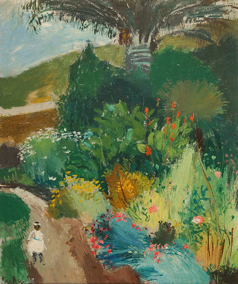Gartenlandschaft mit Kind, Collioure