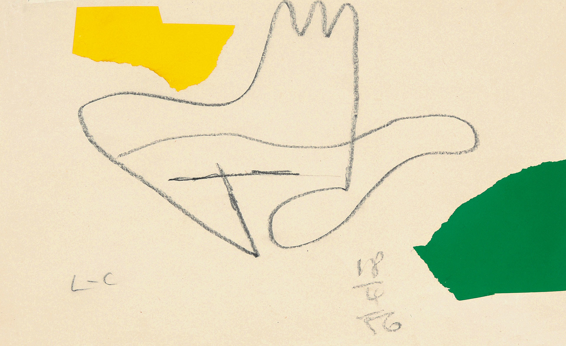 Le Corbusier, Sans titre (Main)