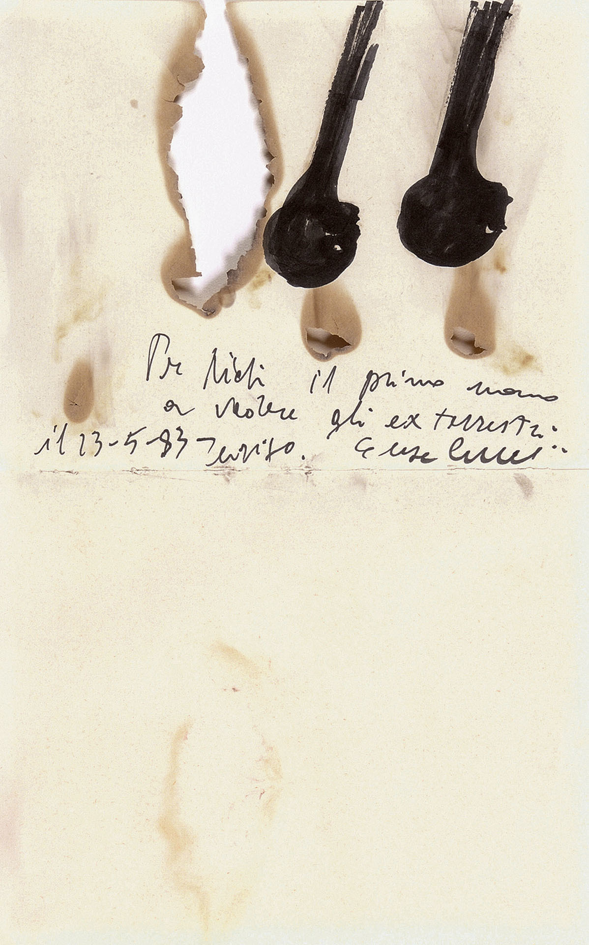 Enzo Cucchi, Senza titolo