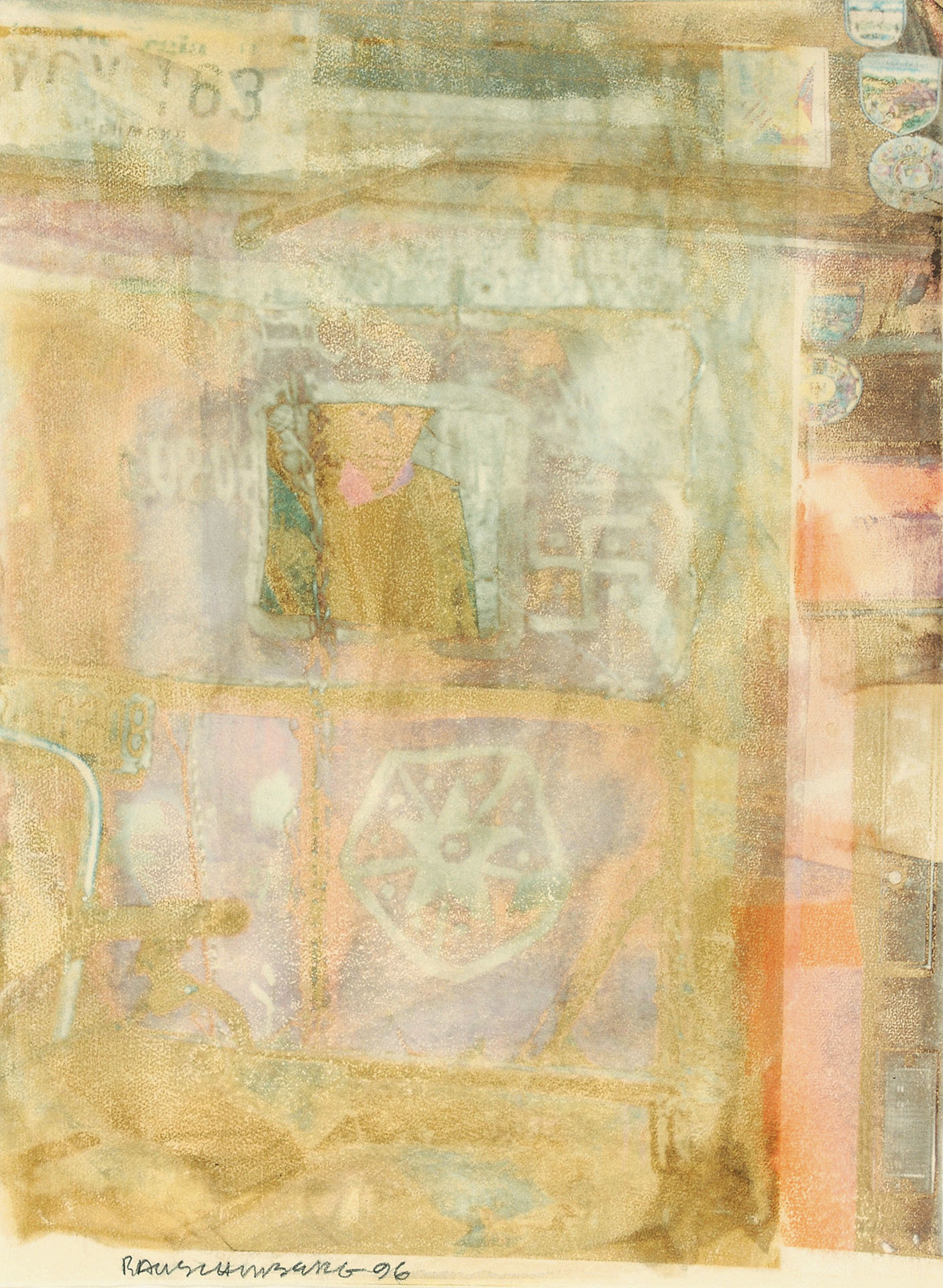 Robert Rauschenberg, Shield (Anagrams)
