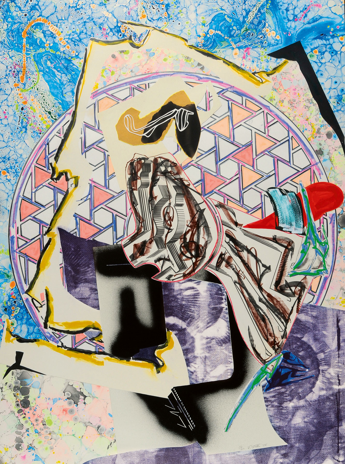 Frank Stella, The Great Heidelburgh Tun, 1988, from "The Waves"