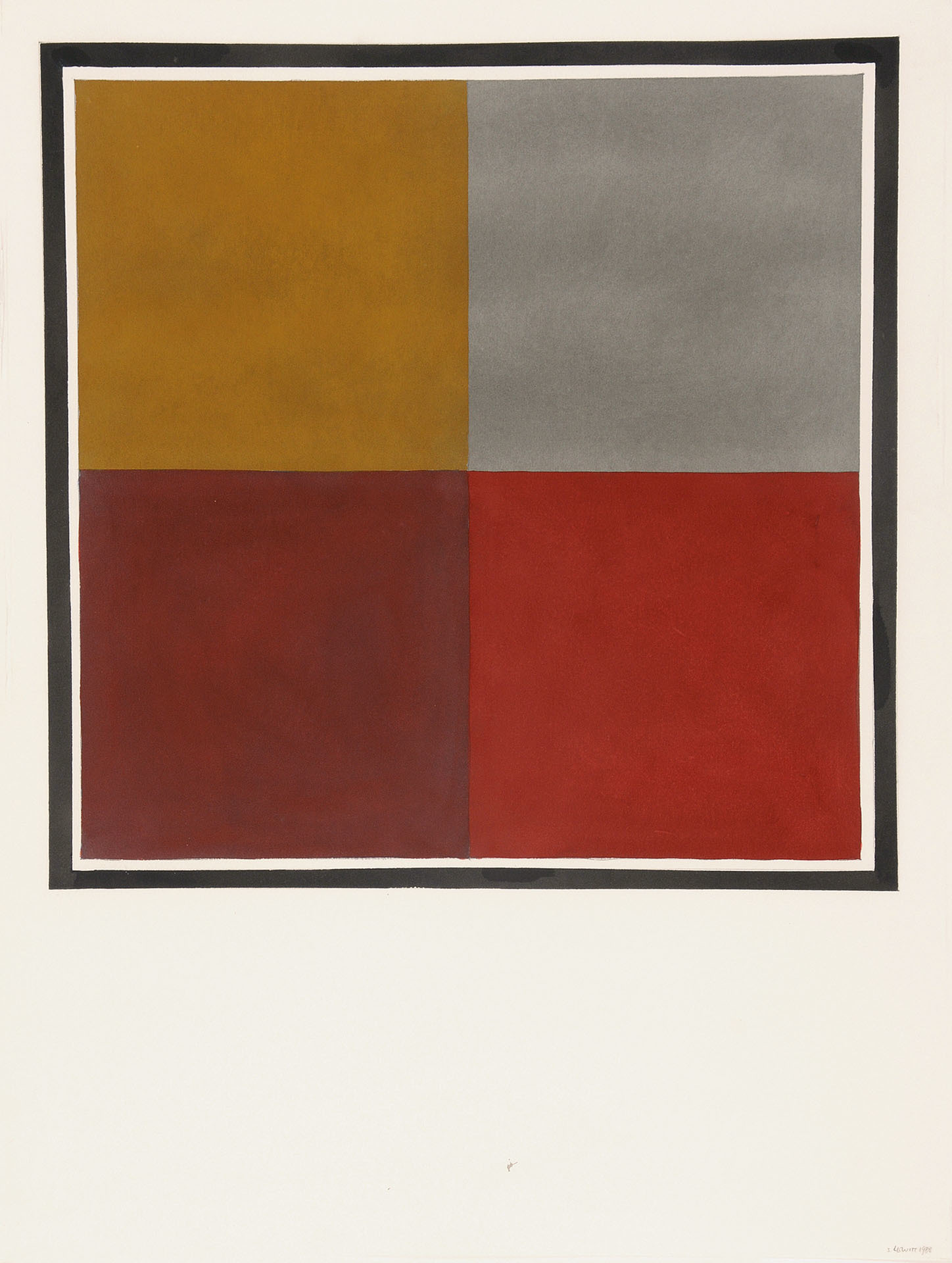 Sol LeWitt, Increasing Tones Of Gray