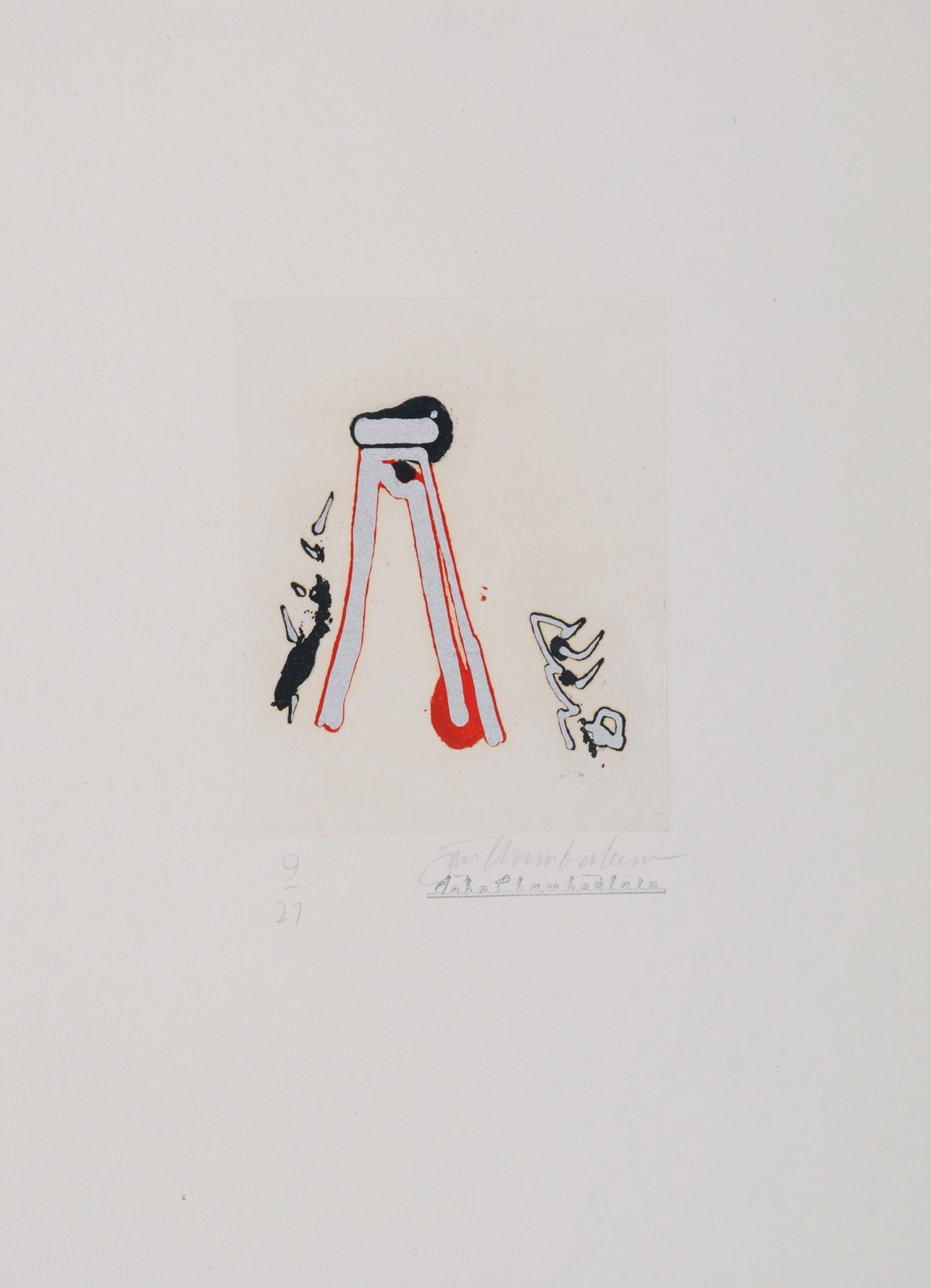 John Angus Chamberlain, 3 sheets: Untitled