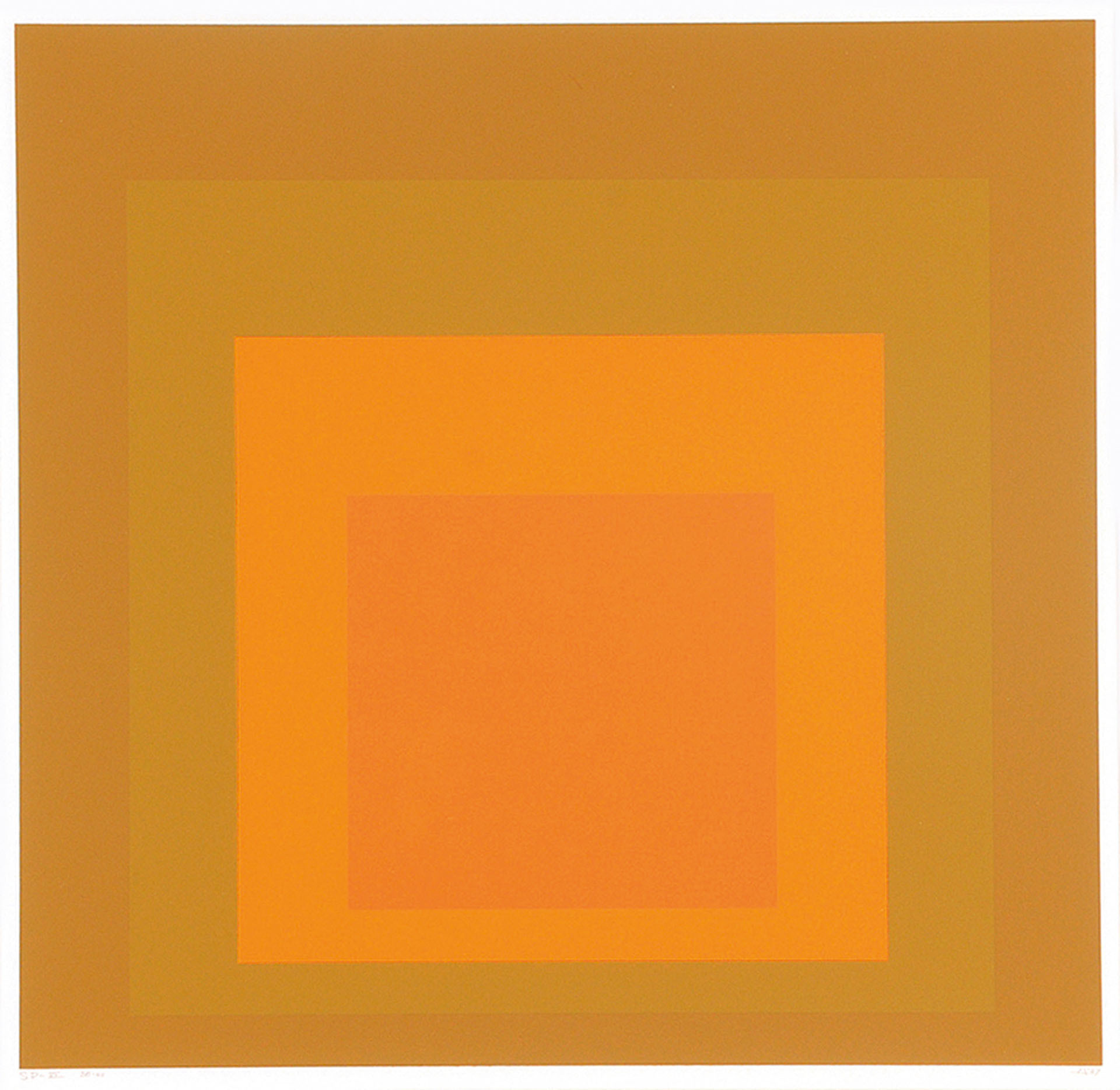 Josef Albers, SP-XI, aus "Portfolio of 12 Screenprints"