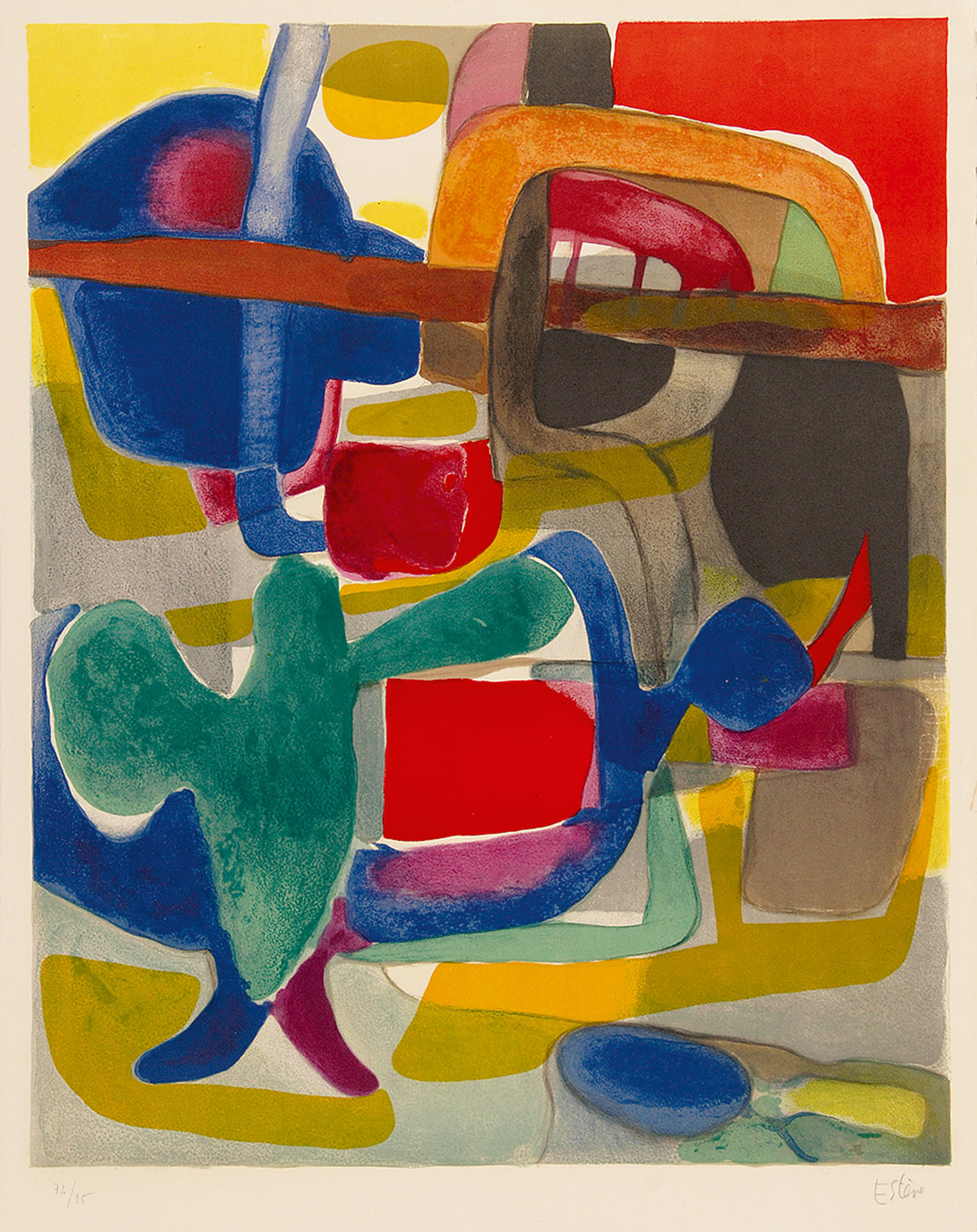 Maurice Estève, L'oiseau vert