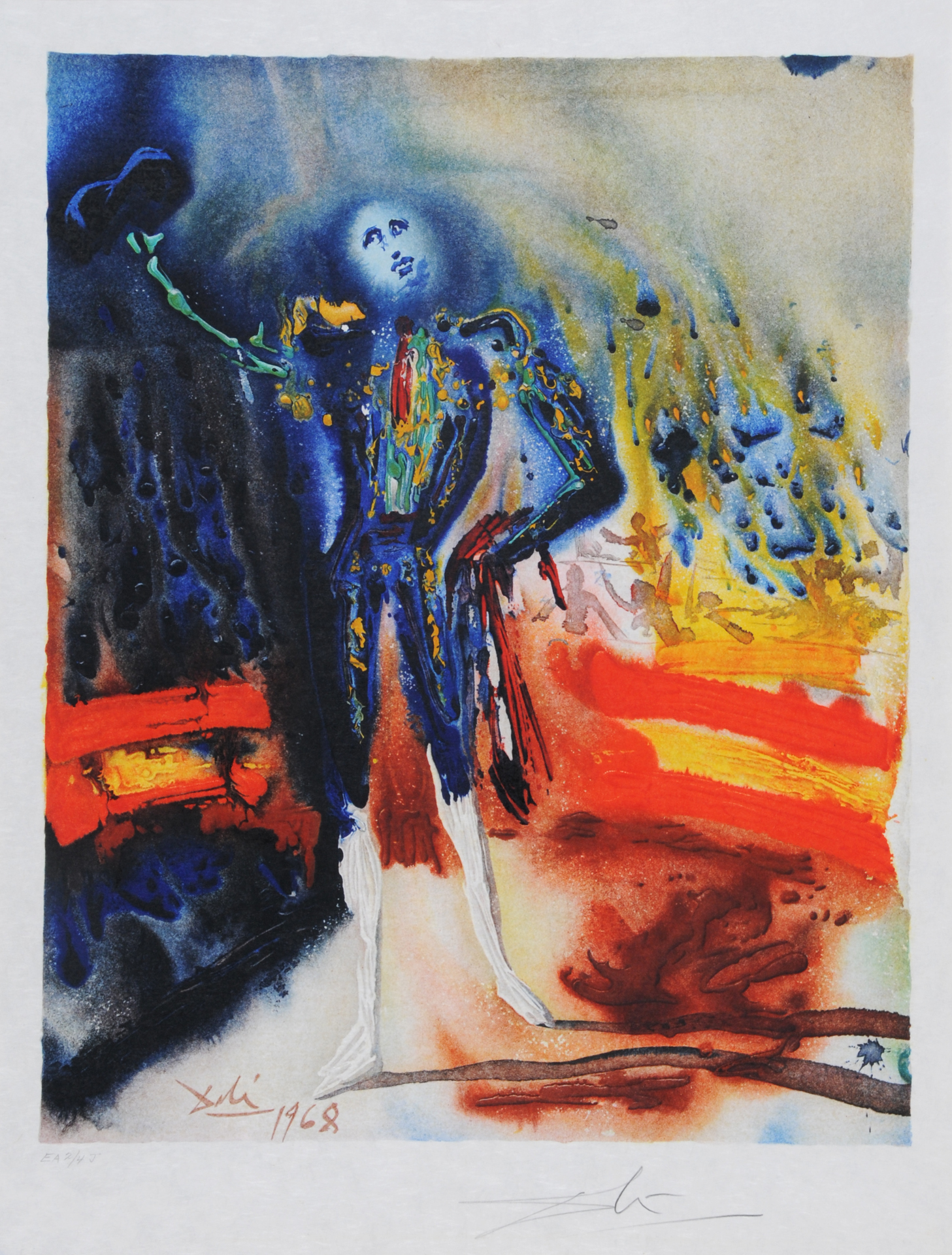 Salvador Dalí, Escamillos Ehrung, from "Carmen"