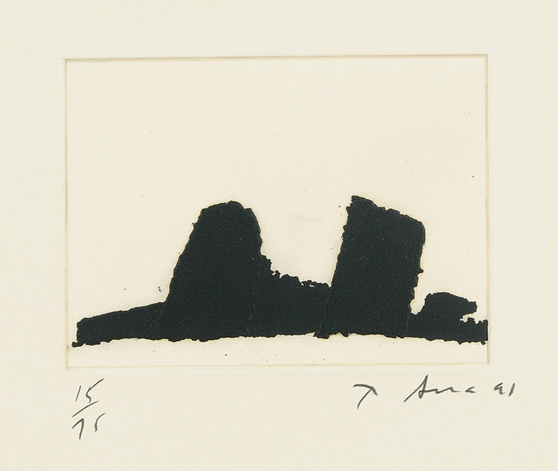 Richard Serra, 2, from "Videy Afangar Series"