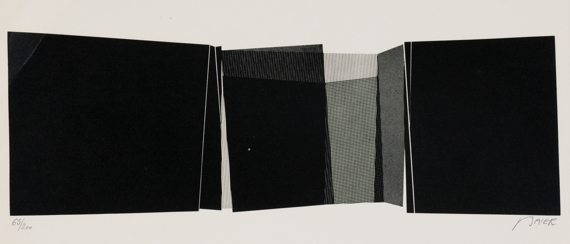 Schweizer Grafik 20.Jh., 3 sheets: J. Baier; W. Bodmer; L. Klotz