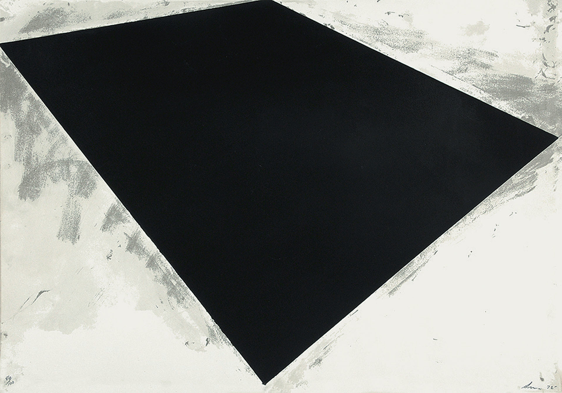 Richard Serra, Untitled (or Philip Glass Poster)