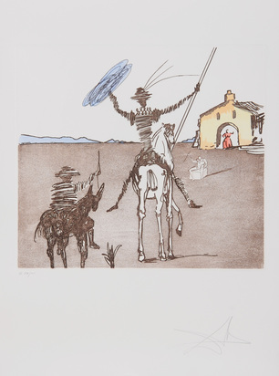 Sheet from "Historias de Don Quijote de la Mancha"