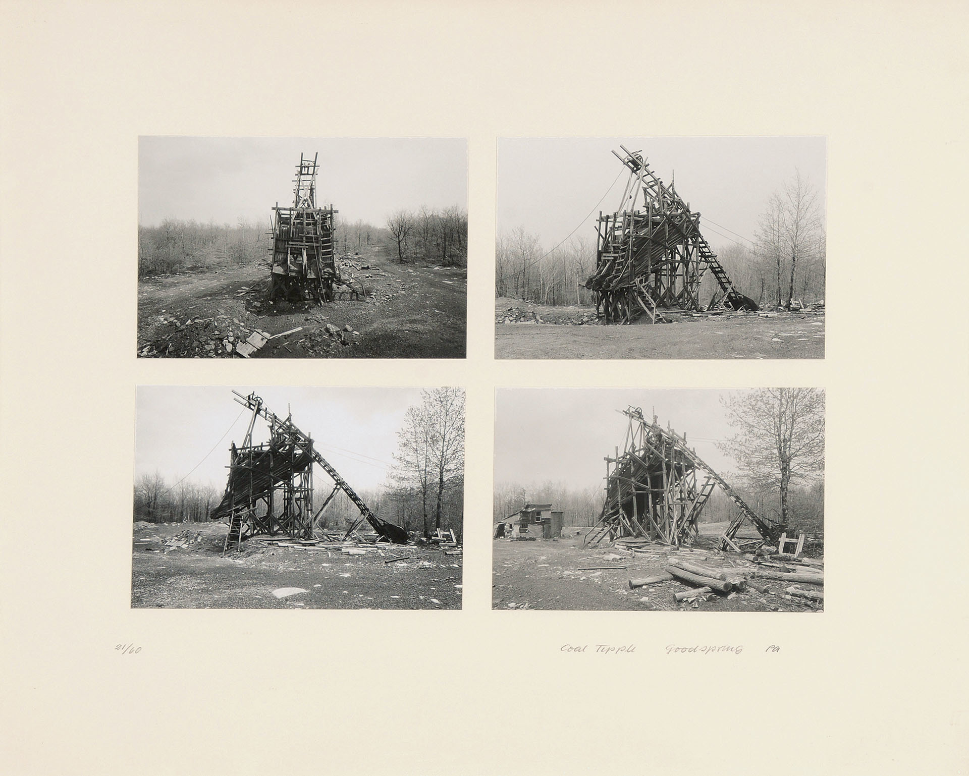 Bernd Becher, Coal Tipple Goodspring PA