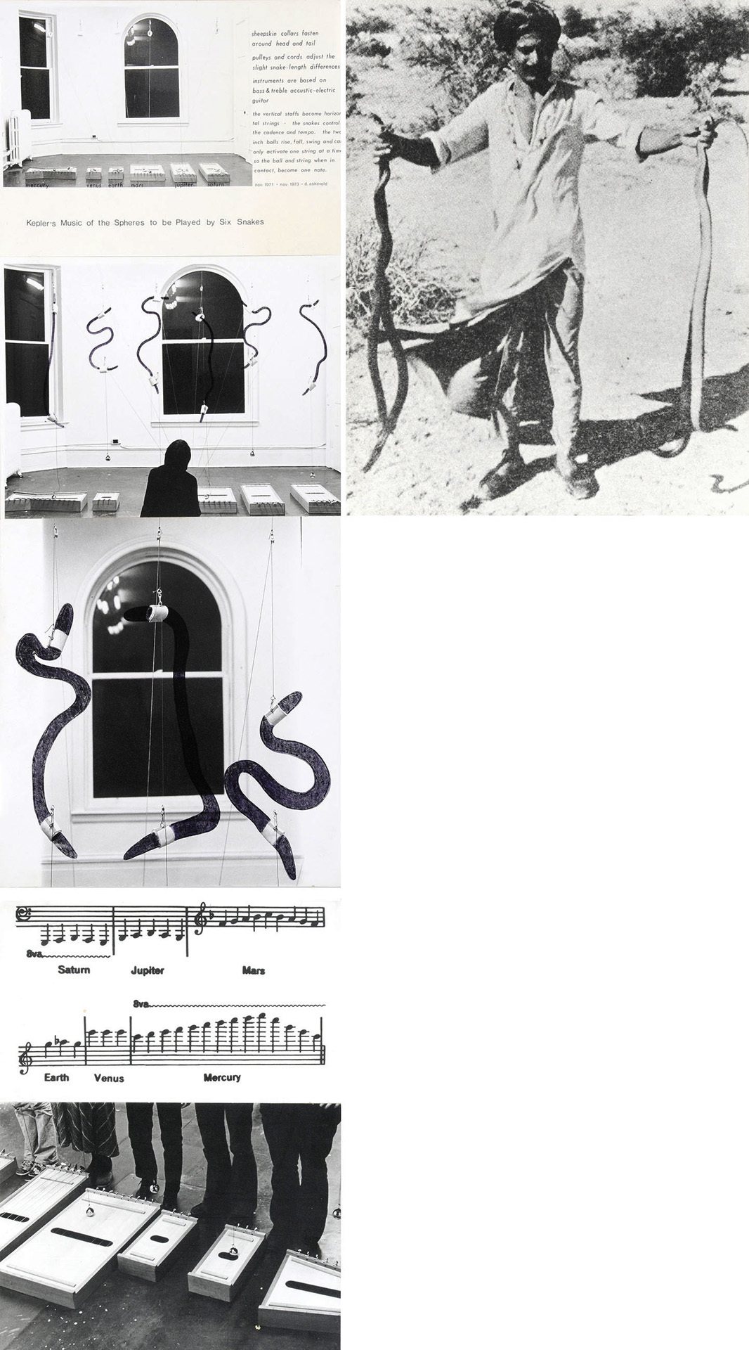 David Askevold, Kepler's Music of the Spheres to be Played by Six Snakes