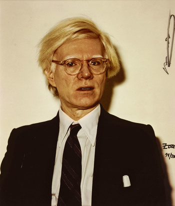 3 Fotografien: Andy Warhol