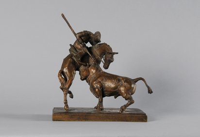 Stierkämpfer auf Pferd
