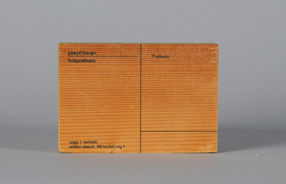 Holzpostkarte