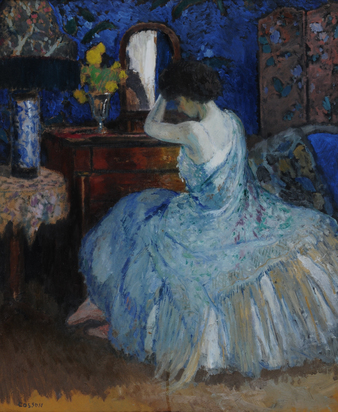 Ballerine à sa toilette