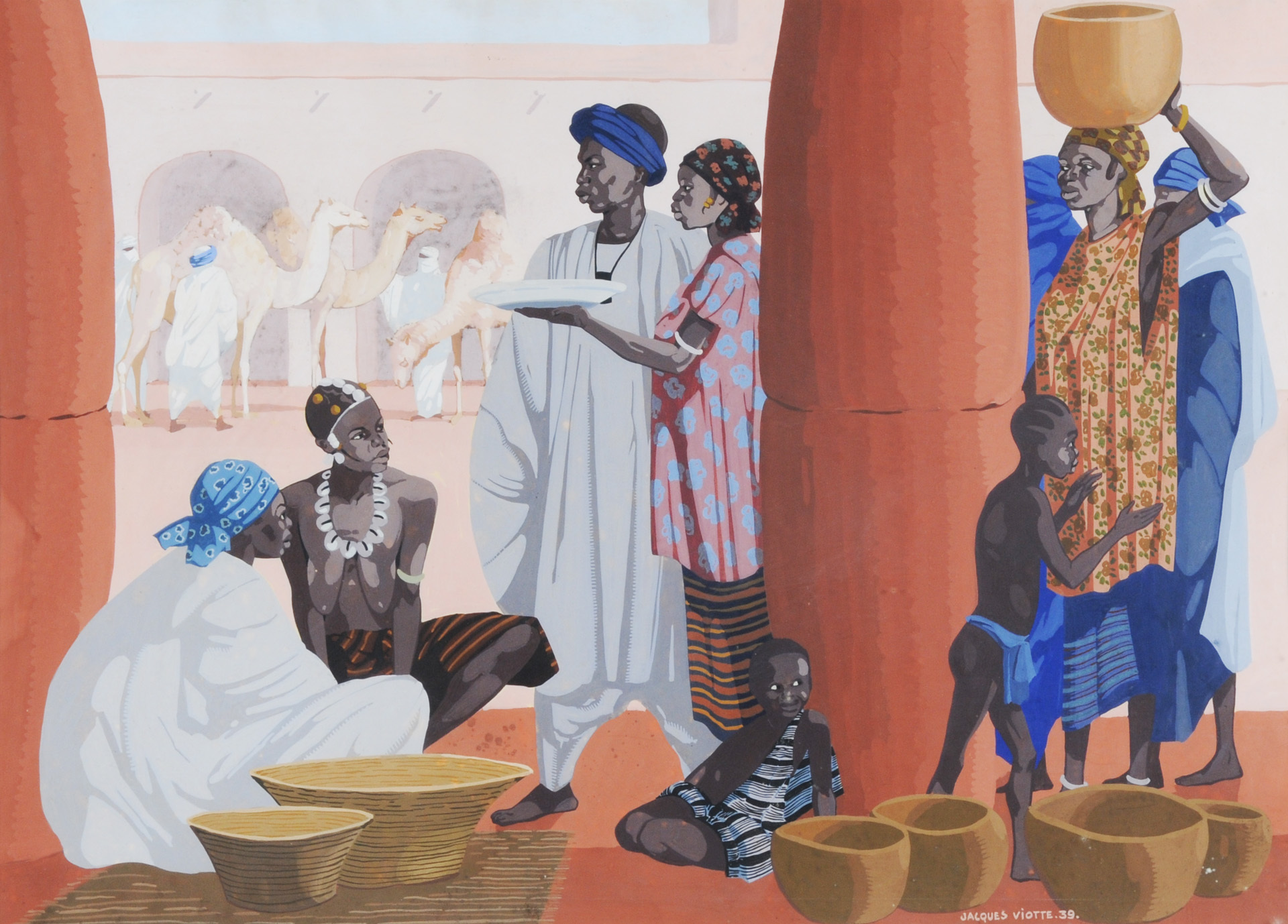 Jacques Viotte, Marktszene