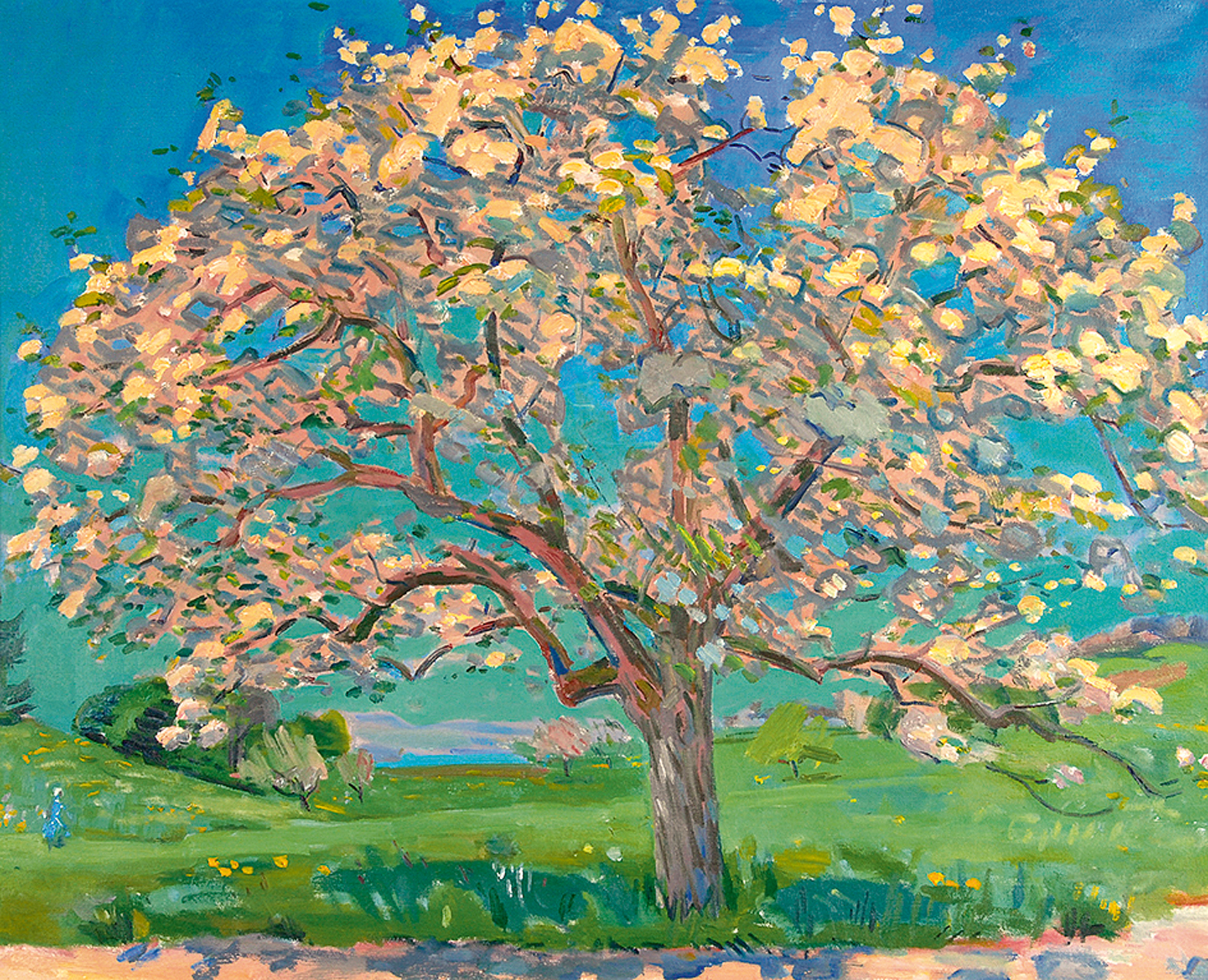 Karl Landolt, Usterapfelbaum im Blust