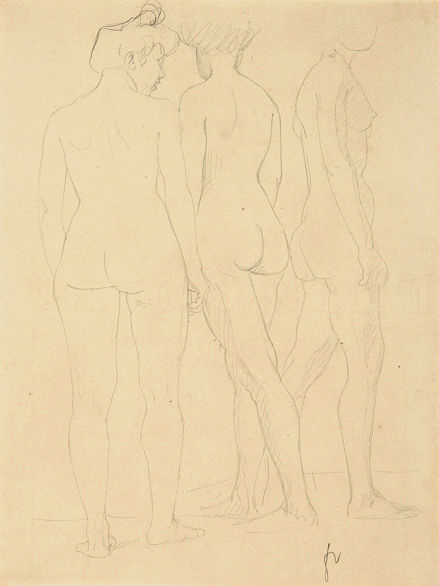 Félix Vallotton, Drei weibliche Aktstudien