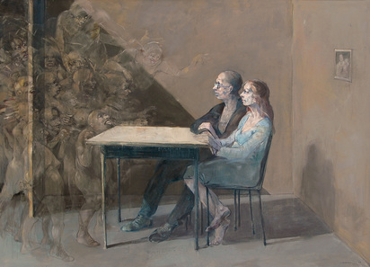 Besucher ohne Schatten, aus der Serie "Casa Grande", Room 5